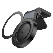 BroDeals Car Phone Holder L-Shape Air Vent Magnetic Phone Holder w/ Ring Magnet L-Shape Air Vent Magnetic Phone Holder w/ Ring Magnet