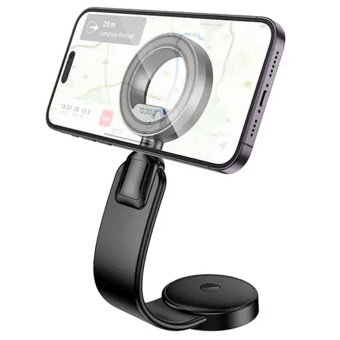 BroDeals Car Phone Holder Magnetic Dashboard Phone Holder w/ Memory Alloy, 360 Rotation, Ring Magnet Magnetic Dashboard Phone Holder w/ Memory Alloy, 360 Rotation, Ring Magnet