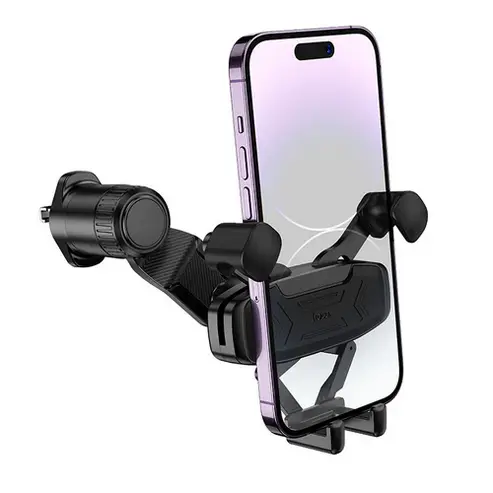 BroDeals Car Phone Holder Retractable Air Vent Phone Holder w/ Stable Hook Locking Retractable Air Vent Phone Holder w/ Stable Hook Locking