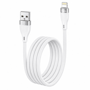 techplus USB-A to Lightning Fast Charging Data Cable | 3A, 1 Meter, White (DU45) USB-A to Lightning Fast Charging Data Cable | 3A, 1 Meter, White (DU45)