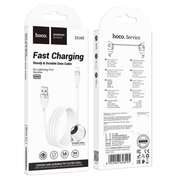 techplus USB-A to Lightning Fast Charging Data Cable | 3A, 1 Meter, White (DU45) USB-A to Lightning Fast Charging Data Cable | 3A, 1 Meter, White (DU45)
