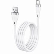 techplus USB-A to USB-C Fast Charging Data Cable | 3A, 1 Meter, White (DU45) USB-A to USB-C Fast Charging Data Cable | 3A, 1 Meter, White (DU45)