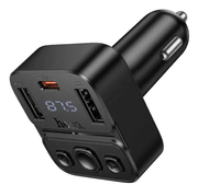 Hoco E87 Dual Port 35W Car Bluetooth FM Transmitter NZ by techplus