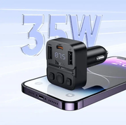 Hoco E87 Dual Port 35W Car Bluetooth FM Transmitter NZ by techplus