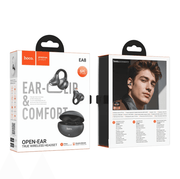 techplus Open-Ear TWS Clip-On Earbuds with Bluetooth 5.4 | 6-Hour Playback & App Control (EA8) - Black Open-Ear TWS Clip-On Earbuds with Bluetooth 5.4 | 6-Hour Playback & App Control (EA8) - Black