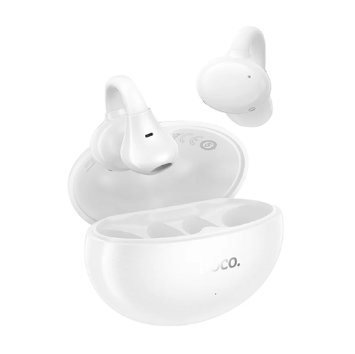 techplus Open-Ear TWS Clip-On Earbuds with Bluetooth 5.4 | 6-Hour Playback & App Control (EA8) - White Open-Ear TWS Clip-On Earbuds with Bluetooth 5.4 | 6-Hour Playback & App Control (EA8) - White