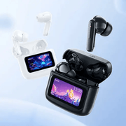 BroDeals Earphone TWS Earbud w/ LCD Touch Screen, 7 Hours TWS Earbud w/ LCD Touch Screen, 7 Hours