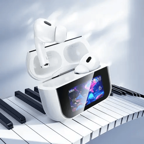 BroDeals Earphone TWS Earbud w/ LCD Touch Screen, ANC Noise Cancelling, 4 Hours TWS Earbud w/ LCD Touch Screen, ANC Noise Cancelling, 4 Hours