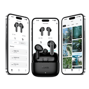 techplus TWS Wireless Earbuds – 2-in-1 Hybrid Fit, Bluetooth 6.0 and HOCO App Control (EQ32) - Black TWS Wireless Earbuds – 2-in-1 Hybrid Fit, Bluetooth 6.0 and HOCO App Control (EQ32) - Black