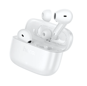 techplus TWS Wireless Earbuds – 2-in-1 Hybrid Fit, Bluetooth 6.0 and HOCO App Control (EQ32) - White TWS Wireless Earbuds – 2-in-1 Hybrid Fit, Bluetooth 6.0 and HOCO App Control (EQ32) - White