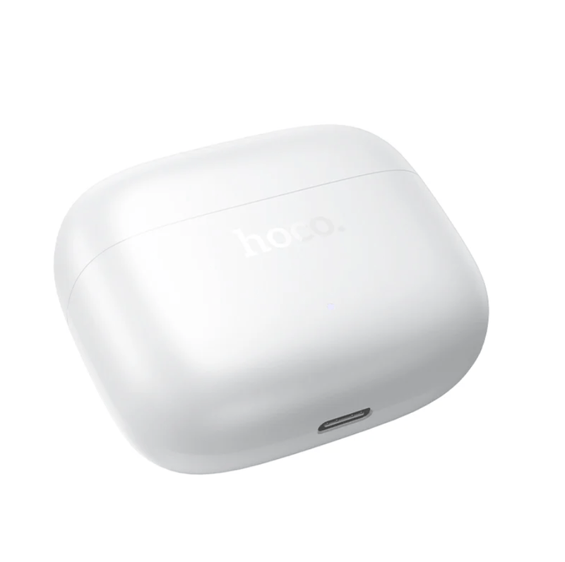 techplus TWS Wireless Earbuds – 2-in-1 Hybrid Fit, Bluetooth 6.0 and HOCO App Control (EQ32) - White TWS Wireless Earbuds – 2-in-1 Hybrid Fit, Bluetooth 6.0 and HOCO App Control (EQ32) - White