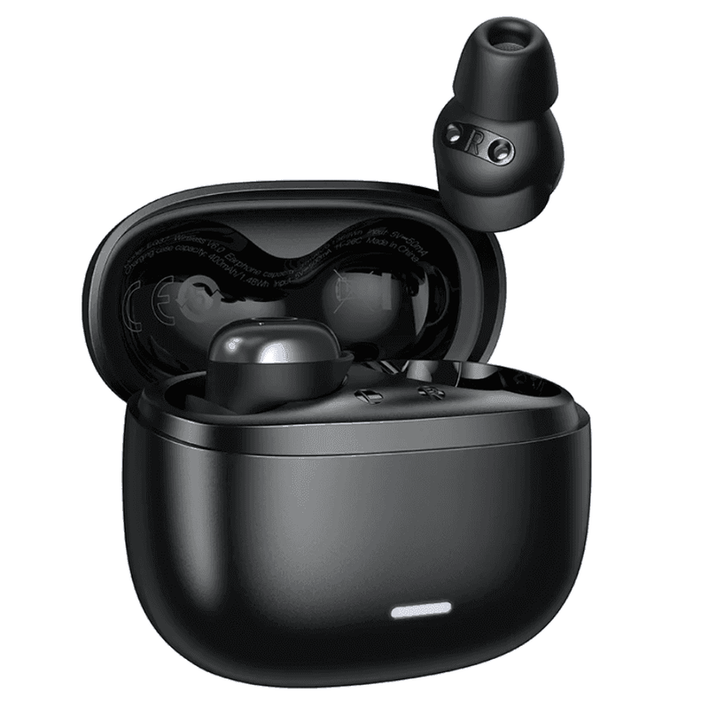 techplus Mini TWS Earbuds with ANC Noise Cancelling, Sleep-Friendly Design and Bluetooth 6.0 (EQ37) - Black Mini TWS Earbuds with ANC Noise Cancelling, Sleep-Friendly Design and Bluetooth 6.0 (EQ37) - Black