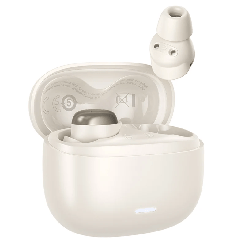 techplus Mini TWS Earbuds with ANC Noise Cancelling, Sleep-Friendly Design and Bluetooth 6.0 (EQ37) - White Mini TWS Earbuds with ANC Noise Cancelling, Sleep-Friendly Design and Bluetooth 6.0 (EQ37) - White