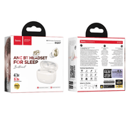 techplus Mini TWS Earbuds with ANC Noise Cancelling, Sleep-Friendly Design and Bluetooth 6.0 (EQ37) - White Mini TWS Earbuds with ANC Noise Cancelling, Sleep-Friendly Design and Bluetooth 6.0 (EQ37) - White