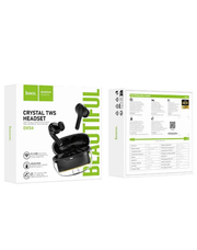 Hoco EW54 TWS Bluetooth Earbuds Clear Body NZ by techplus