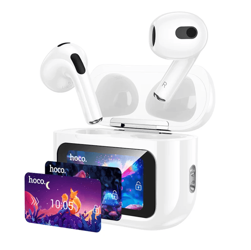 techplus TWS Wireless Earbuds with LCD Touch Screen | Bluetooth 5.4 (EW81) TWS Wireless Earbuds with LCD Touch Screen | Bluetooth 5.4 (EW81)