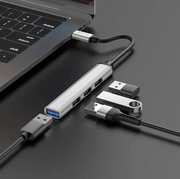 Hoco HB26 4 in 1 Type C to USB Hub NZ by techplus
