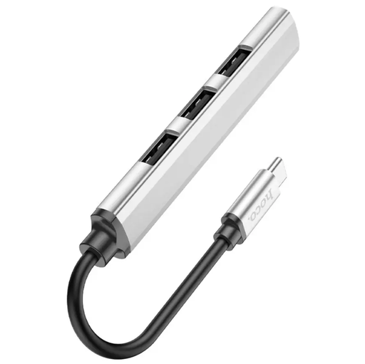 Hoco HB26 4 in 1 Type C to USB Hub NZ by techplus