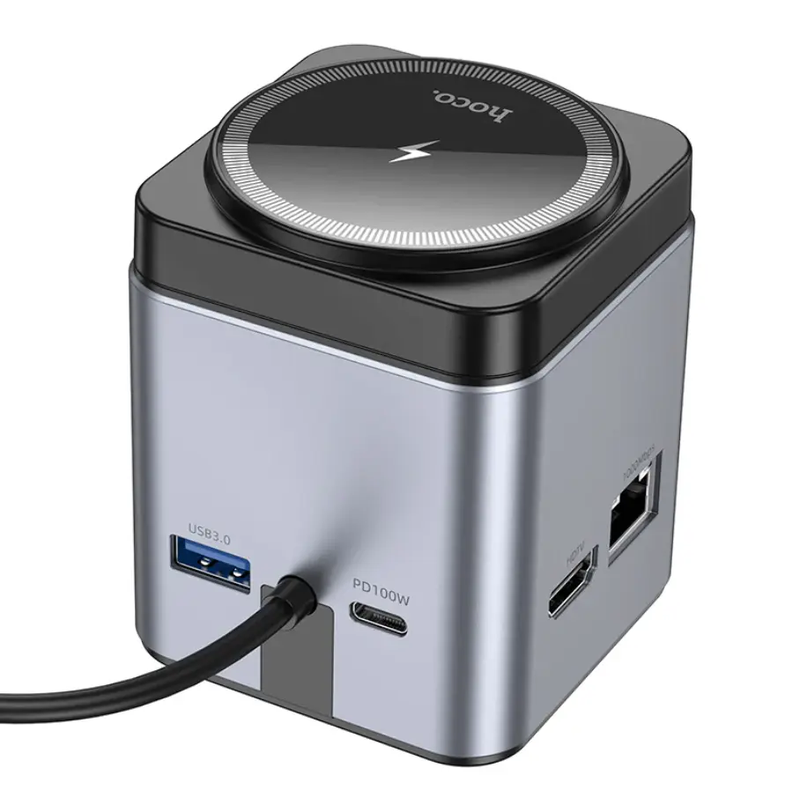Hoco PD 100W 9 in 1 USB-C Multi Function Docking Station NZ – HB49 by techplus