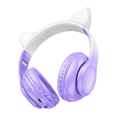 BroDeals Headphone Bluetooth Cat Ear Headset w/ LED Light Bluetooth Cat Ear Headset w/ LED Light