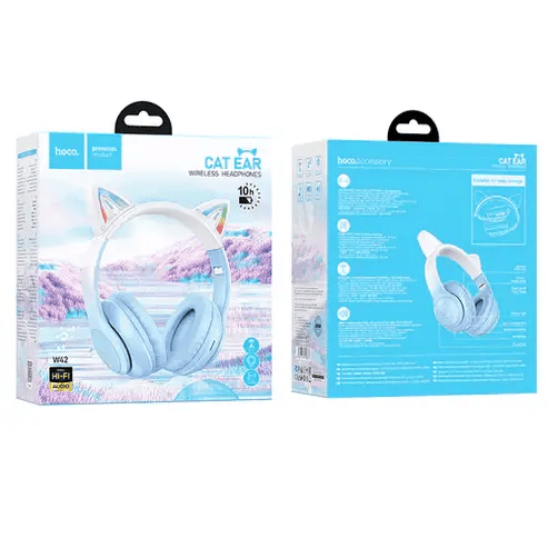 BroDeals Headphone Bluetooth Cat Ear Headset w/ LED Light Bluetooth Cat Ear Headset w/ LED Light