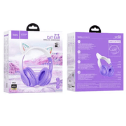 BroDeals Headphone Bluetooth Cat Ear Headset w/ LED Light Bluetooth Cat Ear Headset w/ LED Light