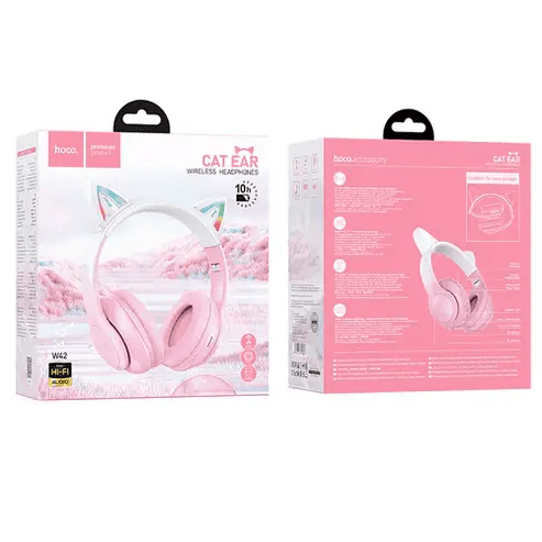 BroDeals Headphone Bluetooth Cat Ear Headset w/ LED Light Bluetooth Cat Ear Headset w/ LED Light