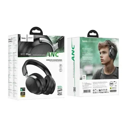 BroDeals Headset Premium Bluetooth Headset w/ 90 Hours, ANC Noise Cancelling, Light Weight Comfort Fit Premium Bluetooth Headset w/ 90 Hours, ANC Noise Cancelling, Light Weight Comfort Fit