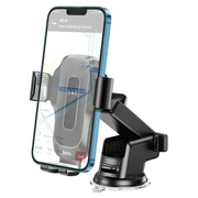 Hoco HW3 Wireless Fast Charging Car Phone Holder | 5W–15W Dashboard & Windshield Mount by techplus