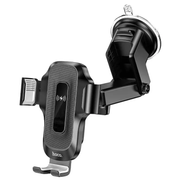 Hoco HW3 Wireless Fast Charging Car Phone Holder | 5W–15W Dashboard & Windshield Mount by techplus