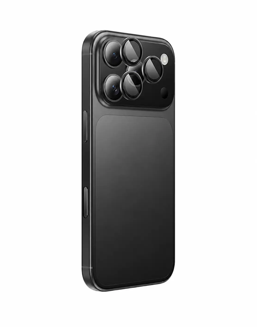 Hoco iPhone 17 Pro Max Ultra HD Camera CSG Anti Glare Lens Protector with Metallic Ring (V14) by techplus