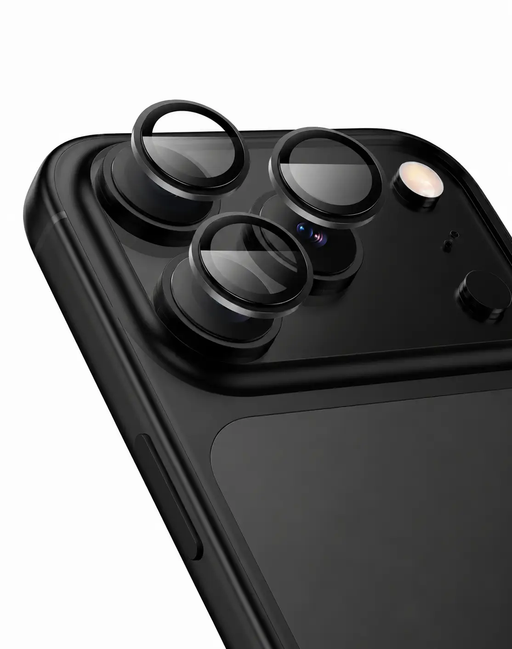 Hoco iPhone 17 Pro Max Ultra HD Camera CSG Anti Glare Lens Protector with Metallic Ring (V14) by techplus