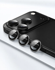 Hoco iPhone 17 Pro Max Ultra HD Camera CSG Anti Glare Lens Protector with Metallic Ring (V14) by techplus