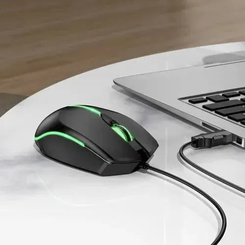 BroDeals Keyboard & Mouse Wired Gaming Mouse w/ 2400 DPI, LED Light Wired Gaming Mouse w/ 2400 DPI, LED Light