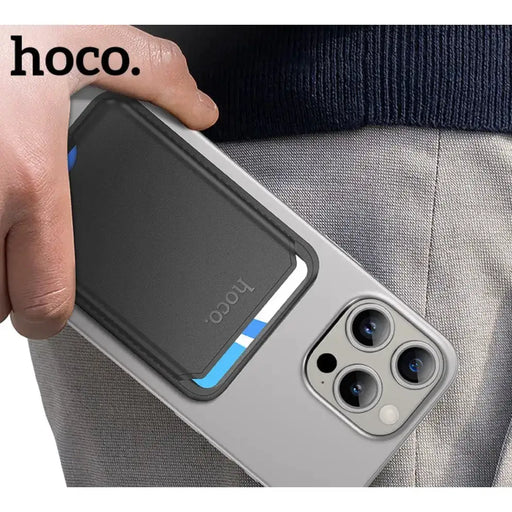techplus Hoco Leather Magnetic Card Pocket Slim Wallet (DLB01) Hoco Leather Magnetic Card Pocket Slim Wallet (DLB01)
