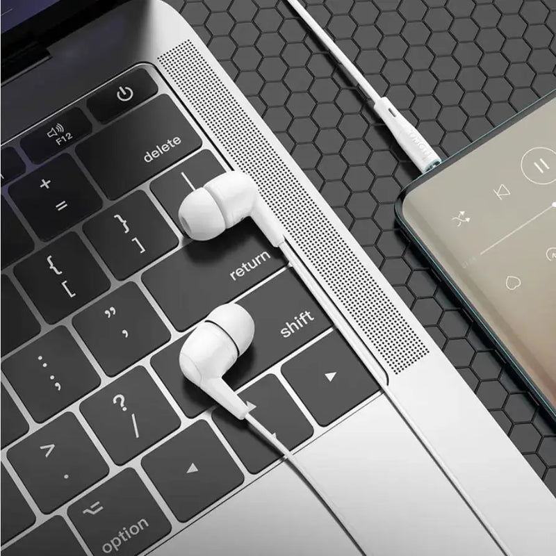 Hoco M97 Enjoy Wired Earphones with Mic 3.5mm NZ by techplus
