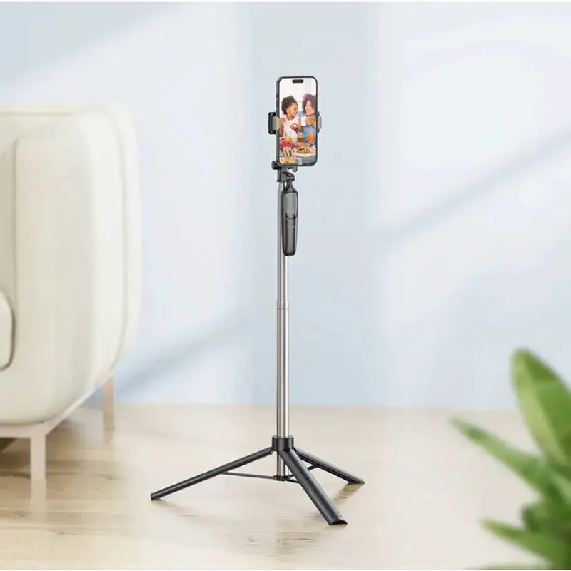 techplus Hoco Premium Bluetooth Selfie Stick With 1.57m Tripod Stand (K19) Hoco Premium Bluetooth Selfie Stick With 1.57m Tripod Stand (K19)...