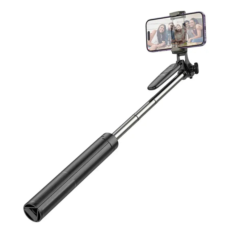techplus Hoco Premium Bluetooth Selfie Stick With 1.57m Tripod Stand (K19) Hoco Premium Bluetooth Selfie Stick With 1.57m Tripod Stand (K19)...