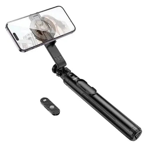 BroDeals Selfie Stick Premium Bluetooth Selfie Stick w/ 1.5m Tripod, V5.2 Remote, Magnetic Phone Holder Premium Bluetooth Selfie Stick w/ 1.5m Tripod, V5.2 Remote, Magnetic Phone Holder