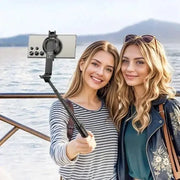 BroDeals Selfie Stick Premium Bluetooth Selfie Stick w/ 1.5m Tripod, V5.2 Remote, Magnetic Phone Holder Premium Bluetooth Selfie Stick w/ 1.5m Tripod, V5.2 Remote, Magnetic Phone Holder