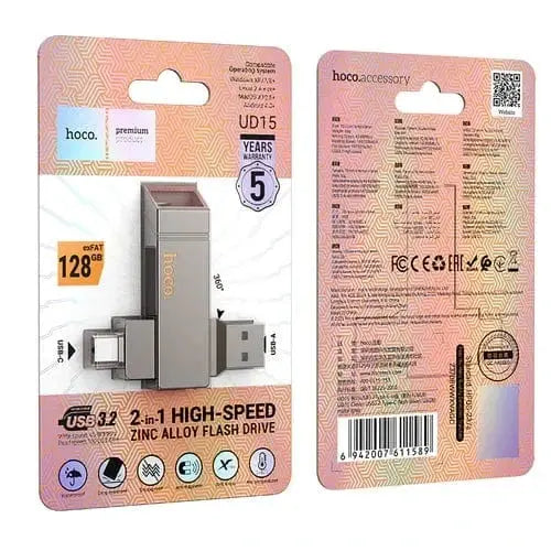 BroDeals Stroage Drive 2 in 1 USB-A & USB-C High Speed Flash Drive 2 in 1 USB-A & USB-C High Speed Flash Drive