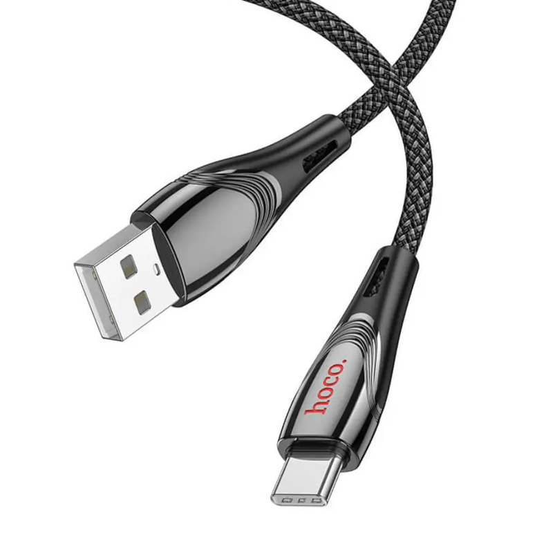 HOCO U133 USB-C Fast Charging Cable 3A 1.2m Braided NZ by techplus
