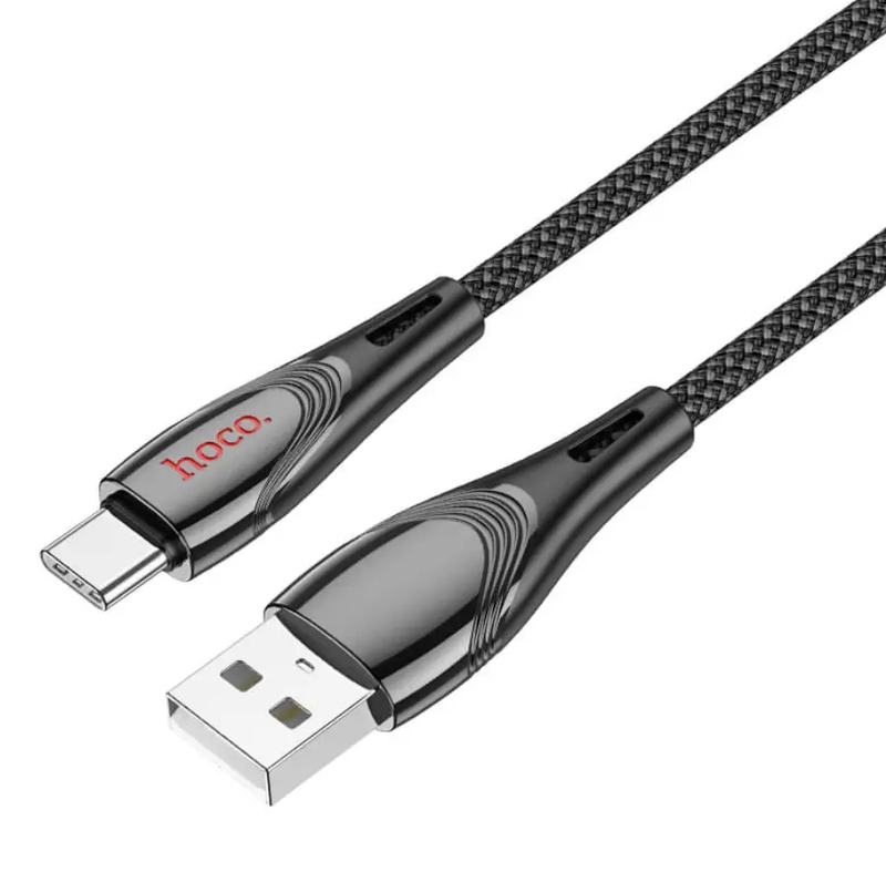HOCO U133 USB-C Fast Charging Cable 3A 1.2m Braided NZ by techplus