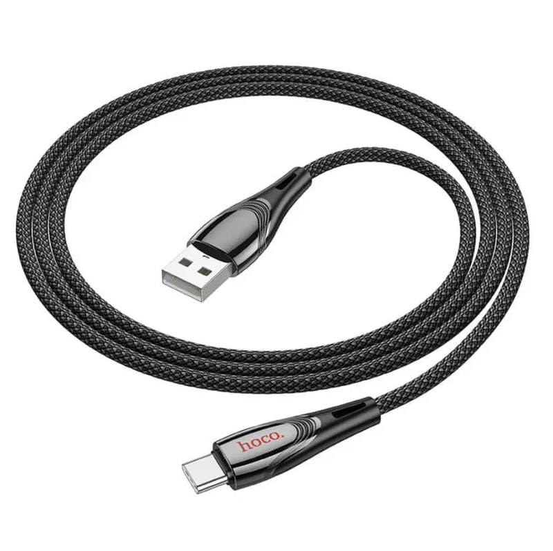 HOCO U133 USB-C Fast Charging Cable 3A 1.2m Braided NZ by techplus