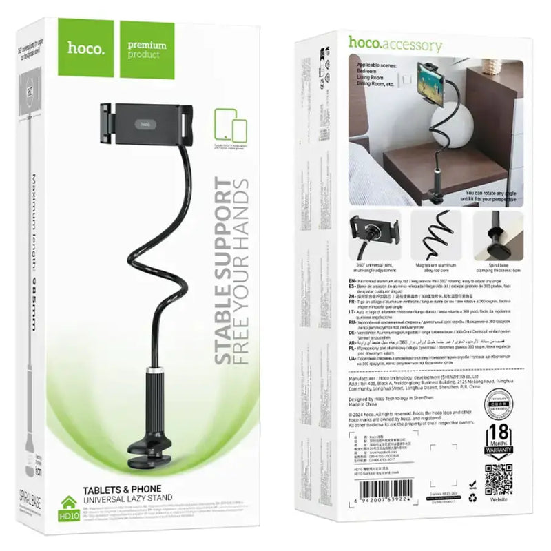techplus Hoco Universal Lazy Stand Phone Tablet Holder Flexible (HD10) Hoco Universal Lazy Stand Phone Tablet Holder Flexible (HD10)...