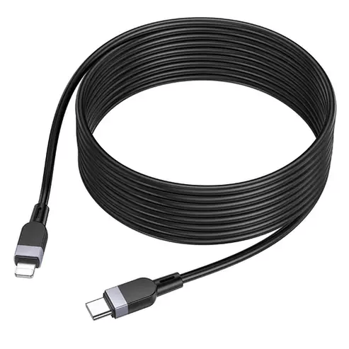BroDeals USB Charging Cable 27W PD Silicon Super Fast Charging Cable - Lightning to Type C (X109) 3 Meter 27W PD Silicon Super Fast Charging Cable - Lightning to Type C (X109) 3 Meter