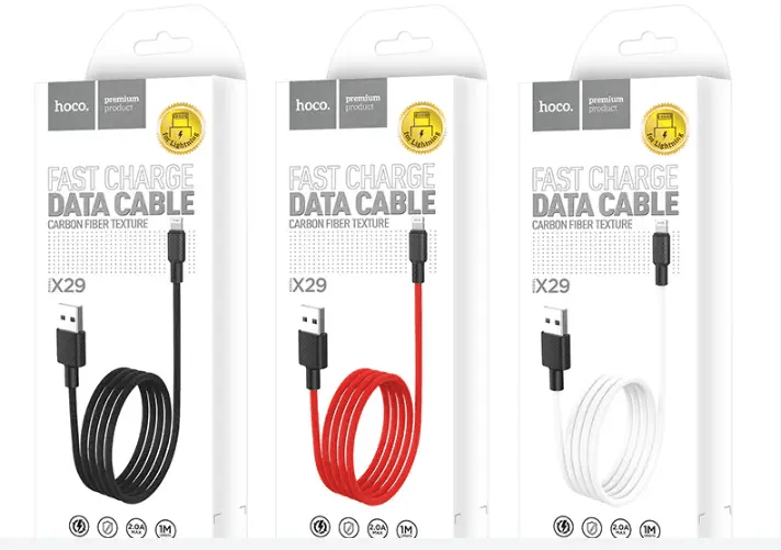 Fast Charge Cable w/ Carbon Fiber Style by BroDeals