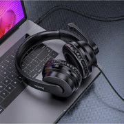 techplus Hoco W103 Magic Tour Wired Headphones with Omnidirectional Microphone Hoco W103 Magic Tour Wired Headphones With Mic