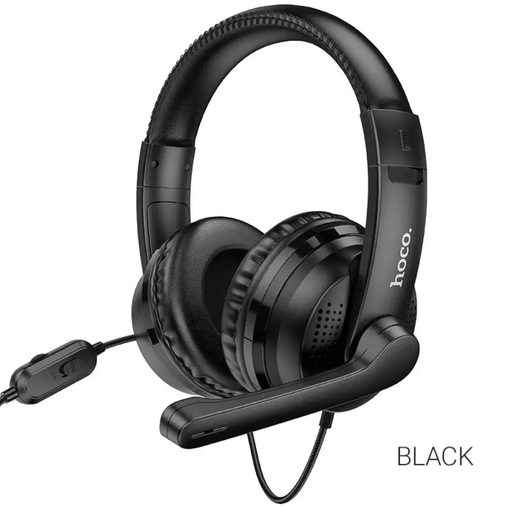 Hoco W103 Magic Tour Wired Headphones with Omnidirectional Microphone by techplus