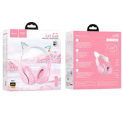 techplus Hoco W42 Pink LED Wireless Bluetooth Headphone NZ Hoco W42 Pink LED Wireless Bluetooth Headphones NZ